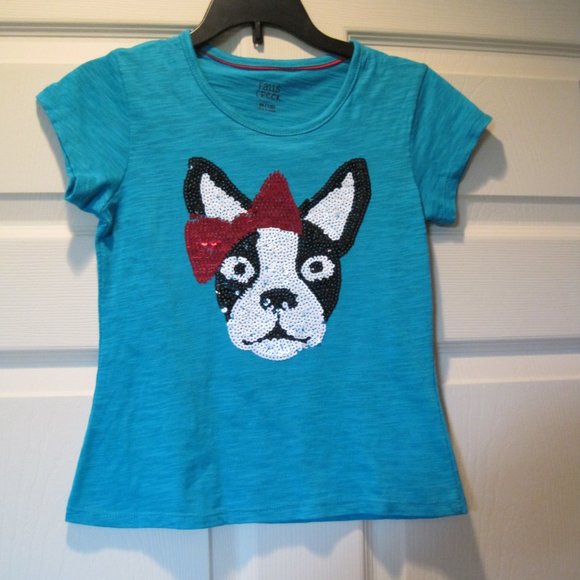 😳 Falls Creek dog sequence t-shirt girls size 7/8 - Picture 6 of 6